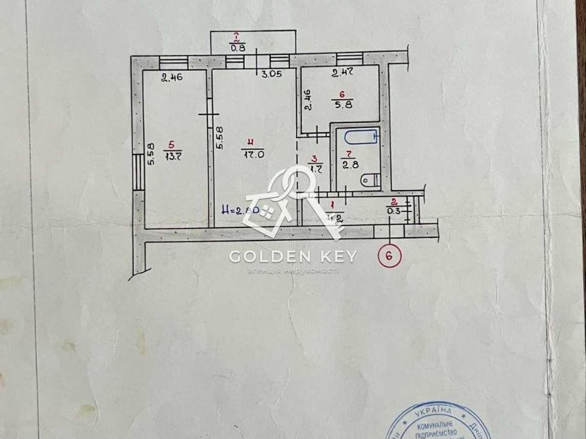 Квартира на вул. Соборності, 39 в Кривому Розі, ID 390268, фото №22