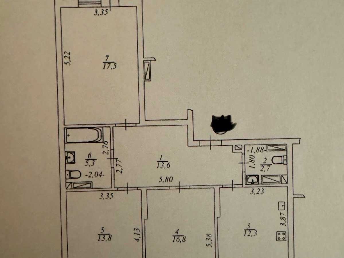 Квартира на вул. Ревуцького, 40В в Києві, ID 390903, фото №7