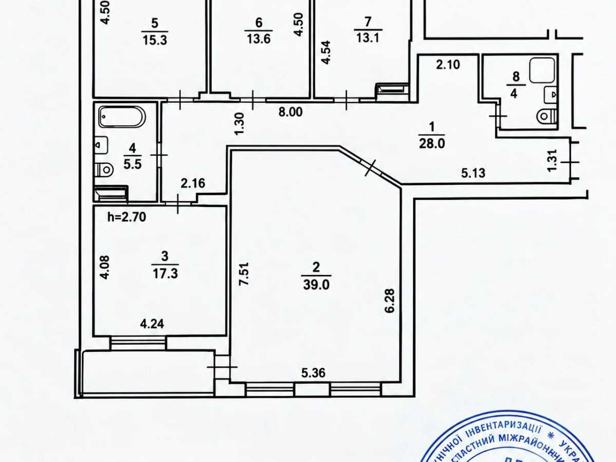 Квартира на бульв. Ігоря Шамо, 12 в Києві, ID 335075, фото №36