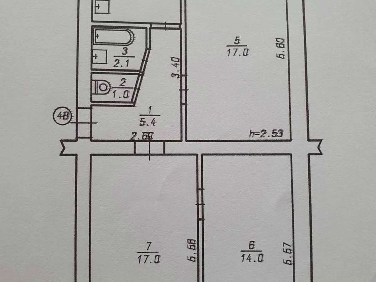 Квартира на вул. Кам'янецька, 54 в Хмельницькому, ID 391541, фото №10