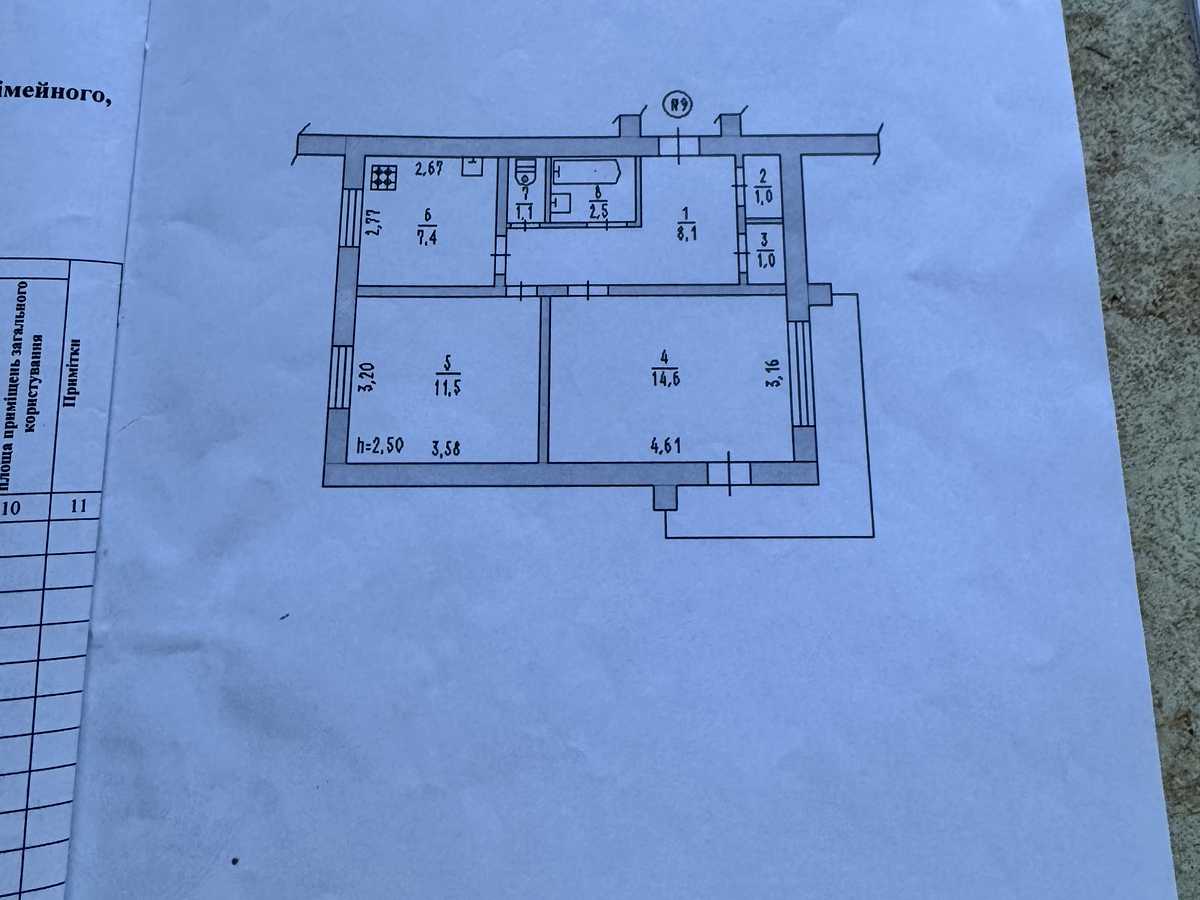 Квартира на бульв. Шевченка, 403 в Черкасах, ID 387908, фото №19