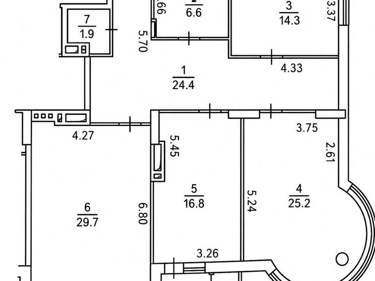 Квартира на вул. Автозаводська, 29А в Києві, ID 390962, фото №20