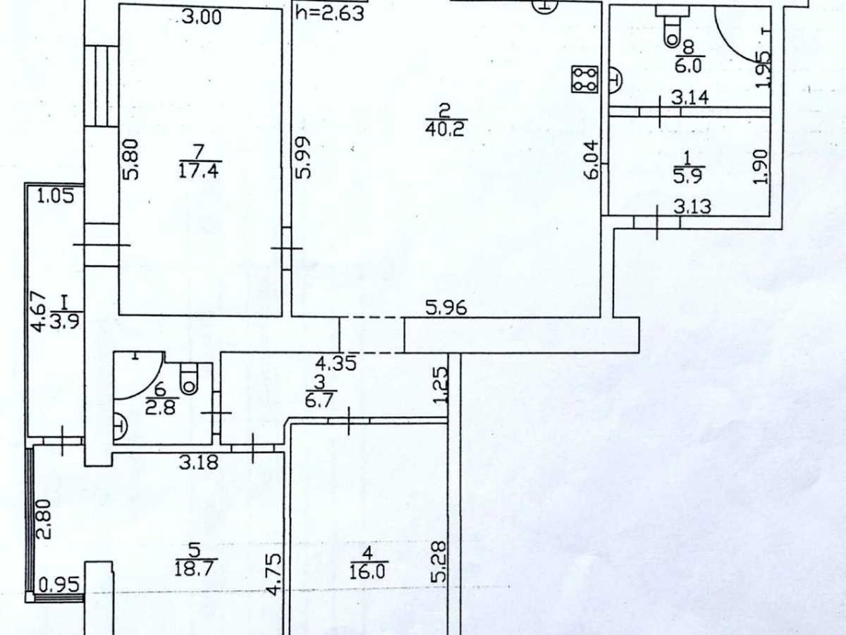 Квартира на вул. Гетьмана Полуботка, 6А в Чернігові, ID 388694, фото №24