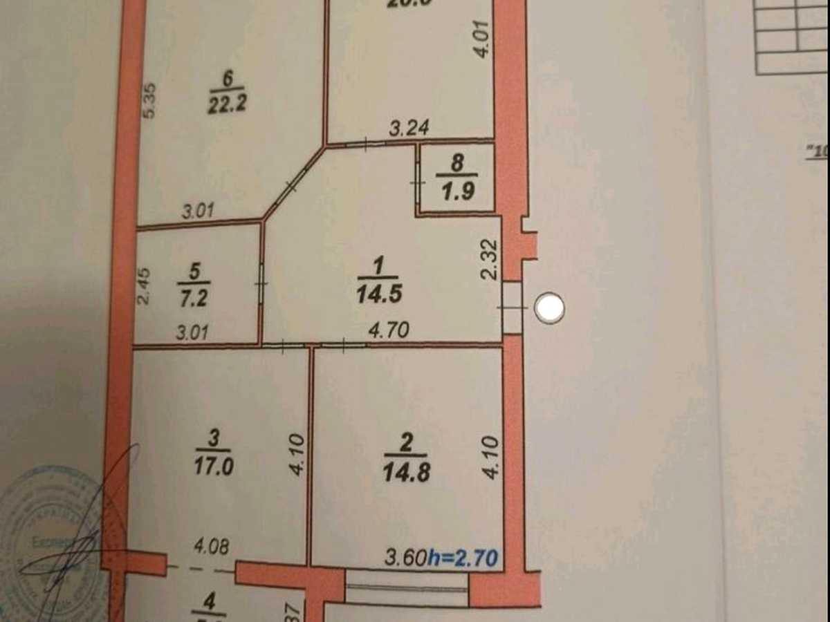Квартира на вул. Зарічанська, 3/3-А в Хмельницькому, ID 390058, фото №21