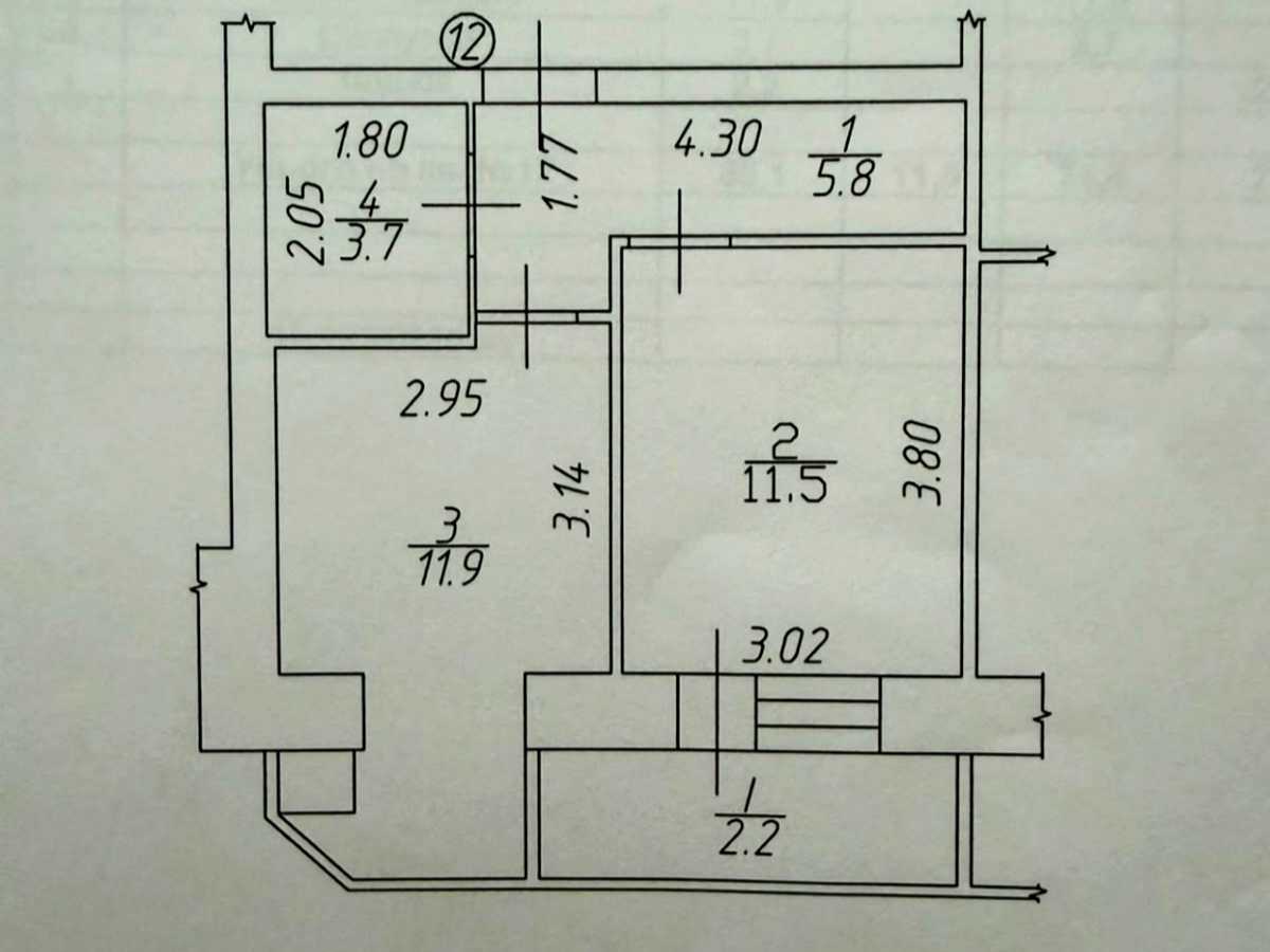 Квартира на вул. Гонча, 59А в Чернігові, ID 388721, фото №12