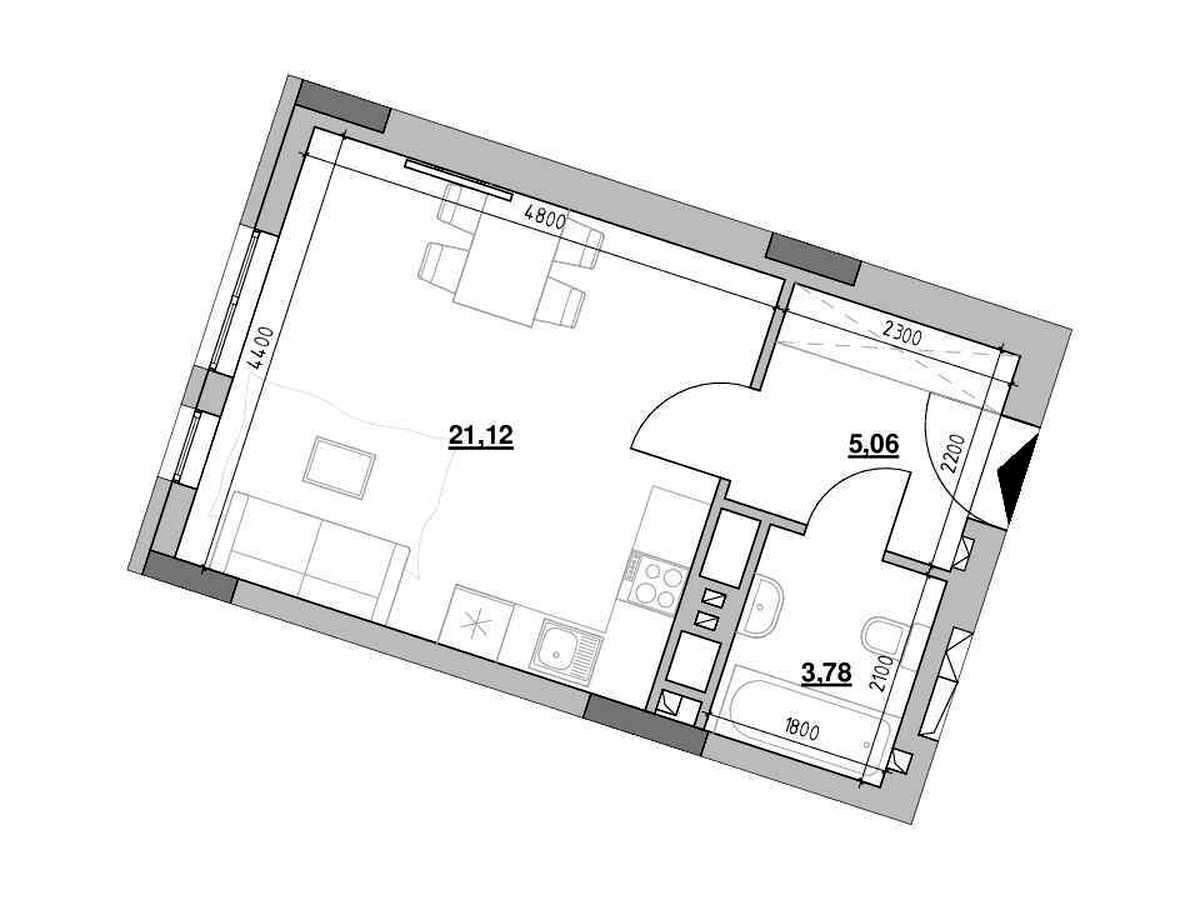 Квартира на вул. Тараса Шевченка в Львові, ID 344905, фото №18