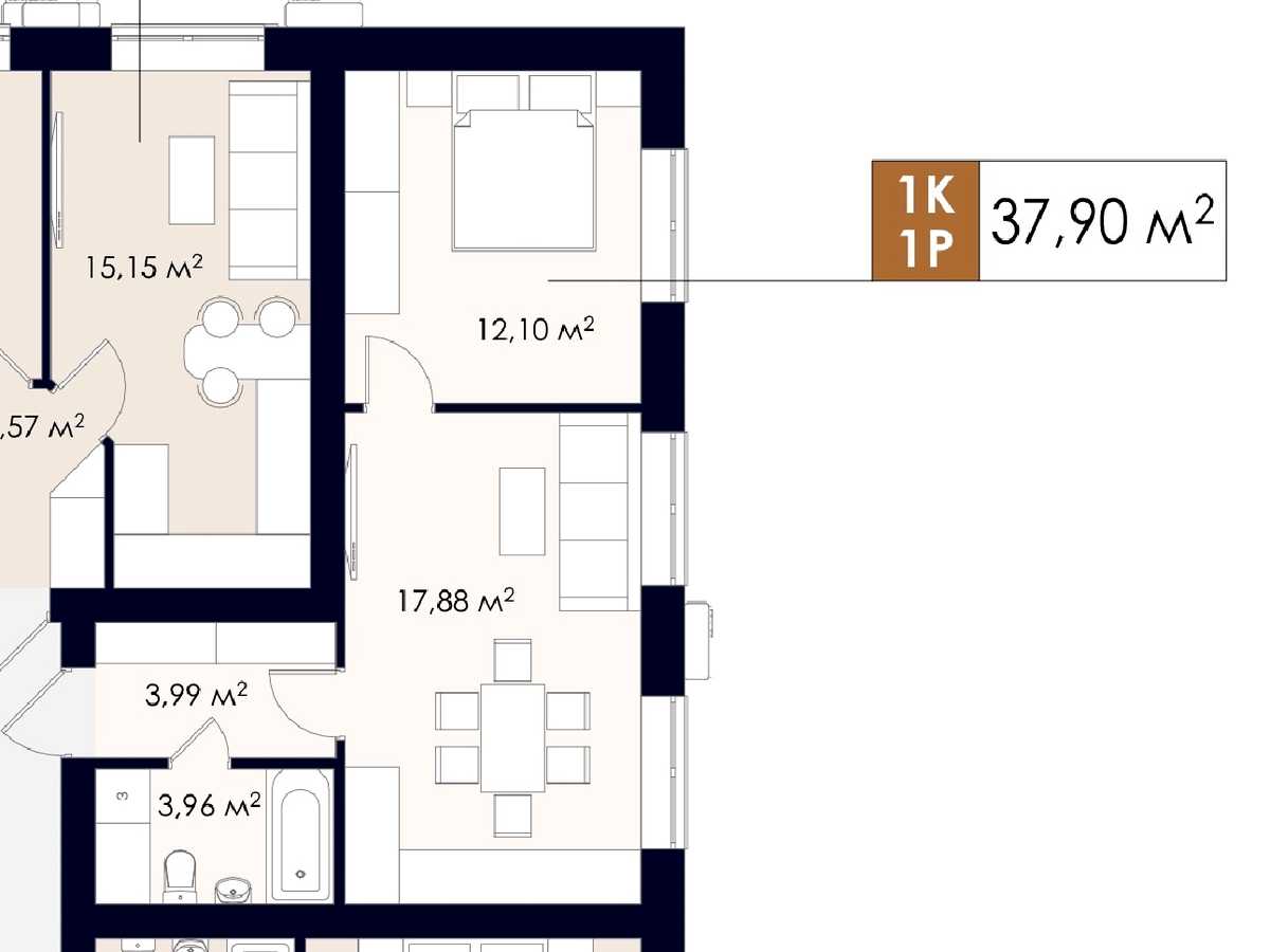 Квартира на вул. Соборна, 39 в Києві, ID 389532, фото №11