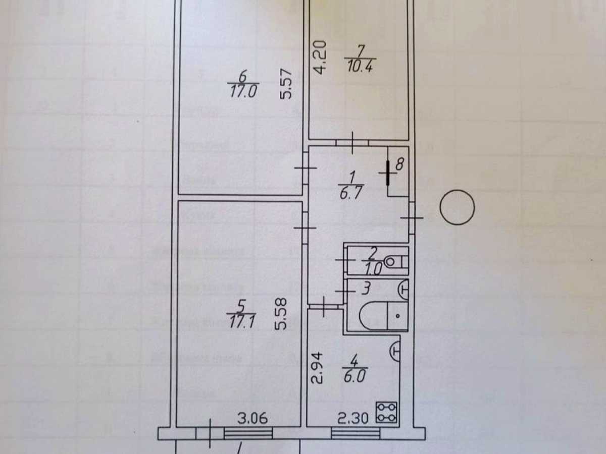 Квартира на вул. Козацька, 20 в Чернігові, ID 388749, фото №13