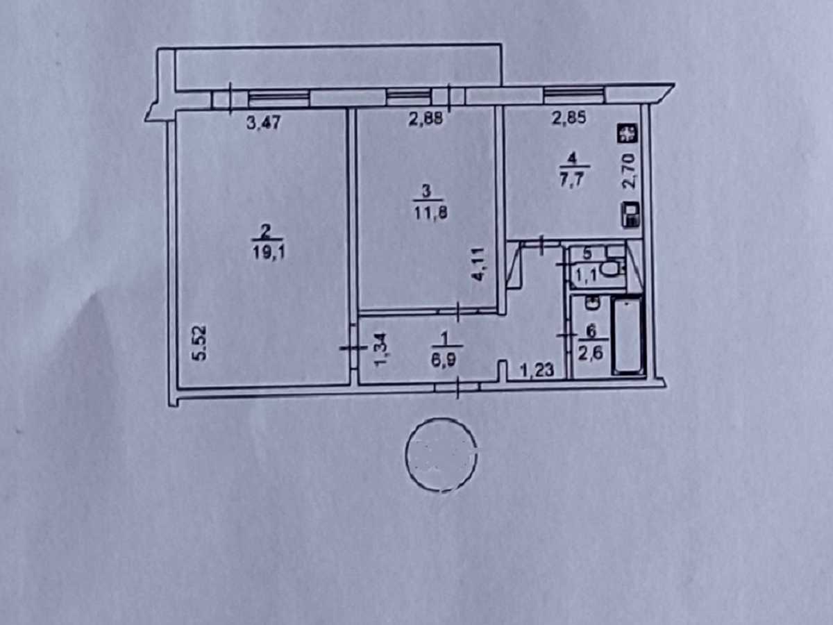 Квартира на вул. Левка Лук'яненка, 29-А в Києві, ID 346679, фото №20