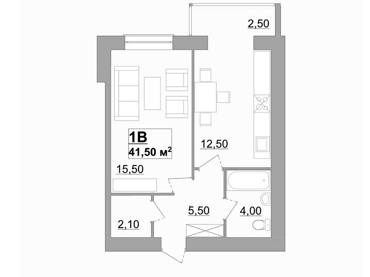 Квартира на вул. Височана, 18 к15 в Івано-Франківську, ID 403158, фото №9