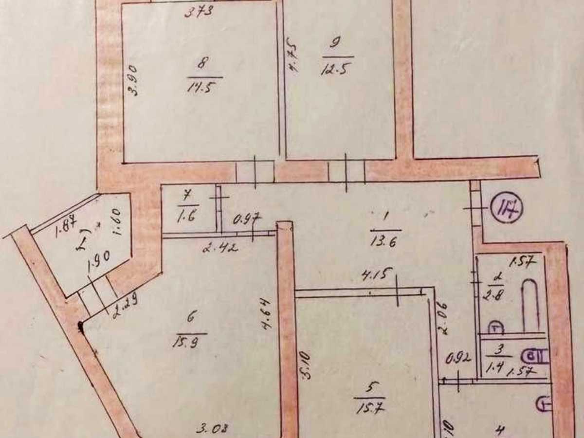 Квартира на просп. Миру, 269 в Чернігові, ID 388689, фото №19