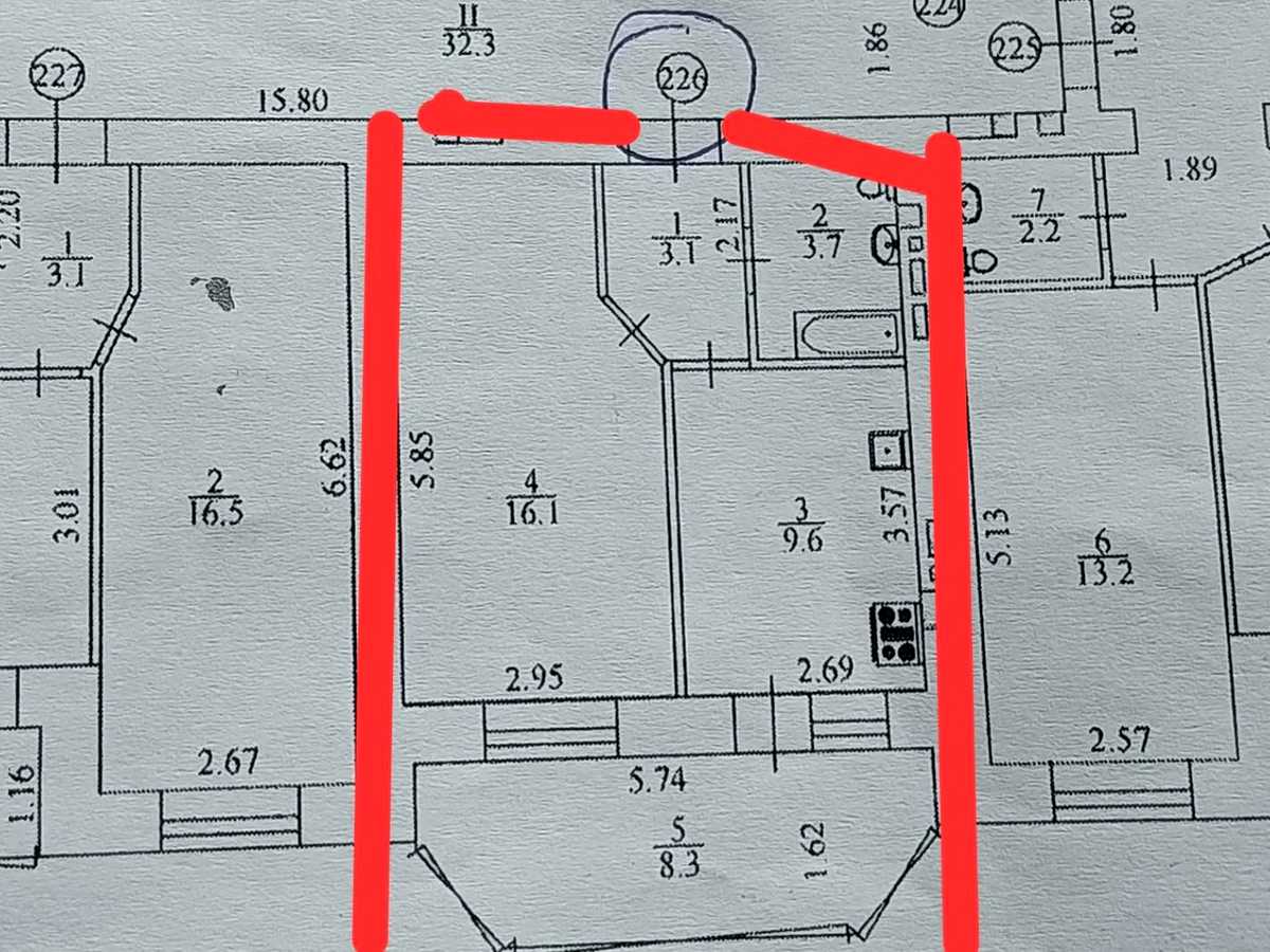 Квартира на вул. Бишівська, 22 в Києві, ID 348826, фото №20