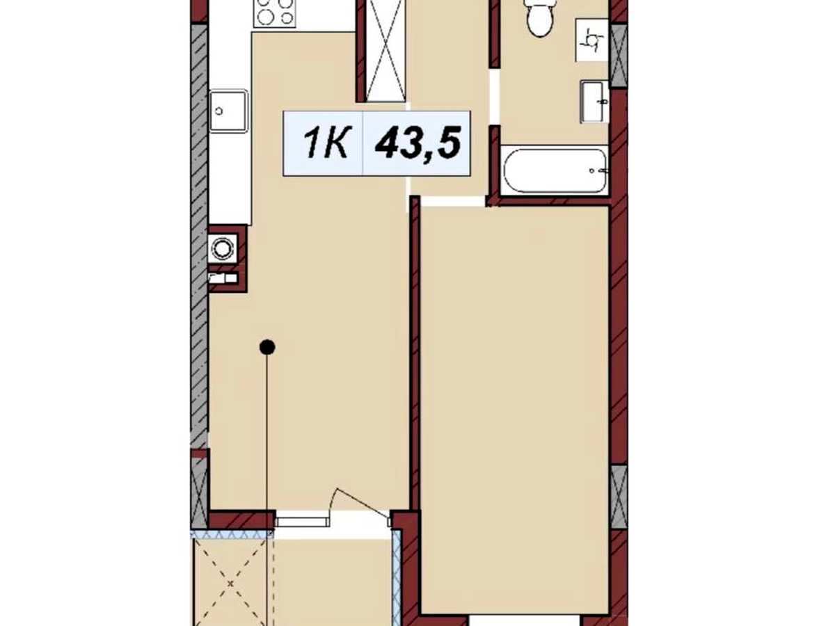 Квартира на вул. Навроцького, 33 в Львів, ID 349733, фото №4