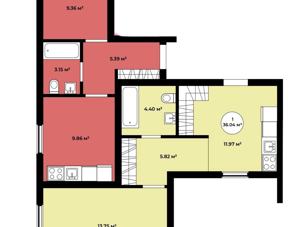 Квартира на вул. Шевченка, 29 в Києві, ID 388315, фото №13
