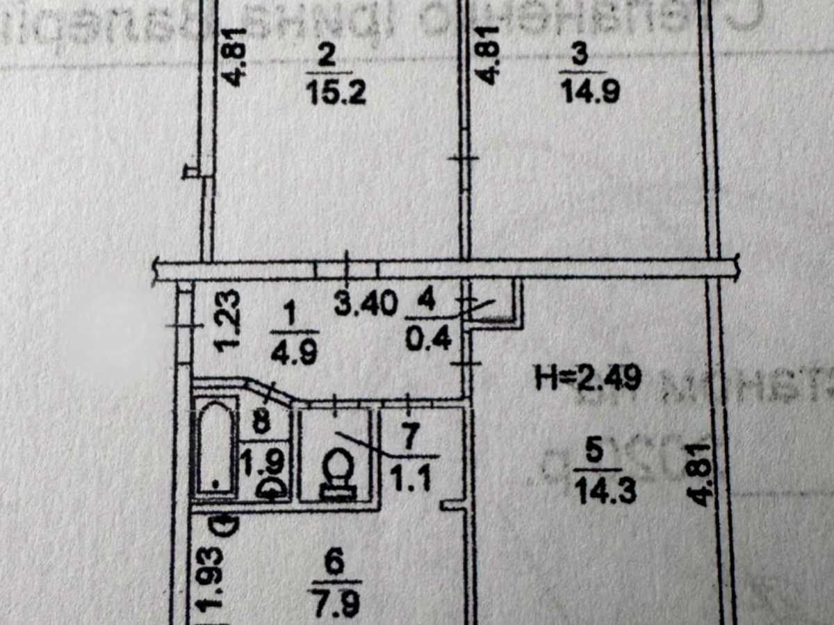 Квартира на вул. Ігоря Юхновського, 18А в Києві, ID 392534, фото №22
