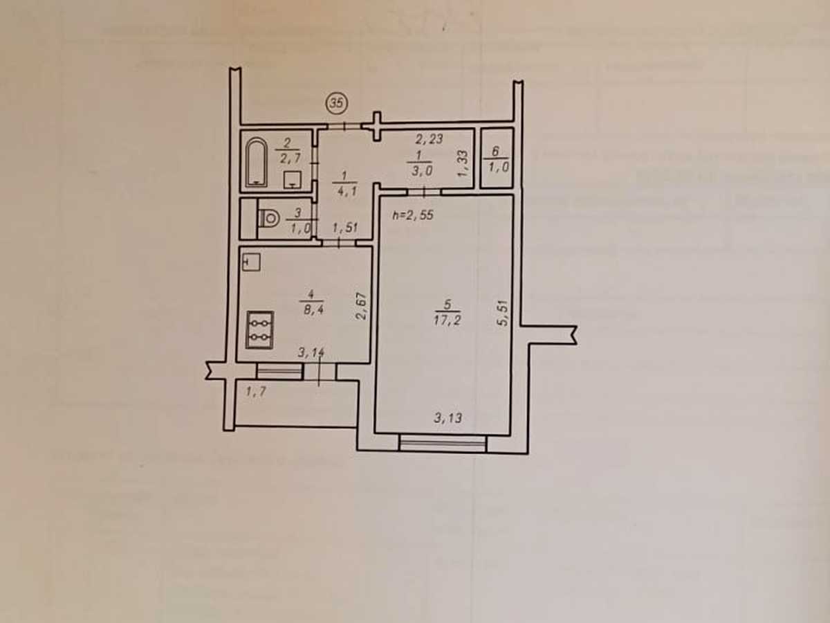 Квартира на вул. Романа Шухевича, 4/3 в Хмельницькому, ID 390316, фото №6
