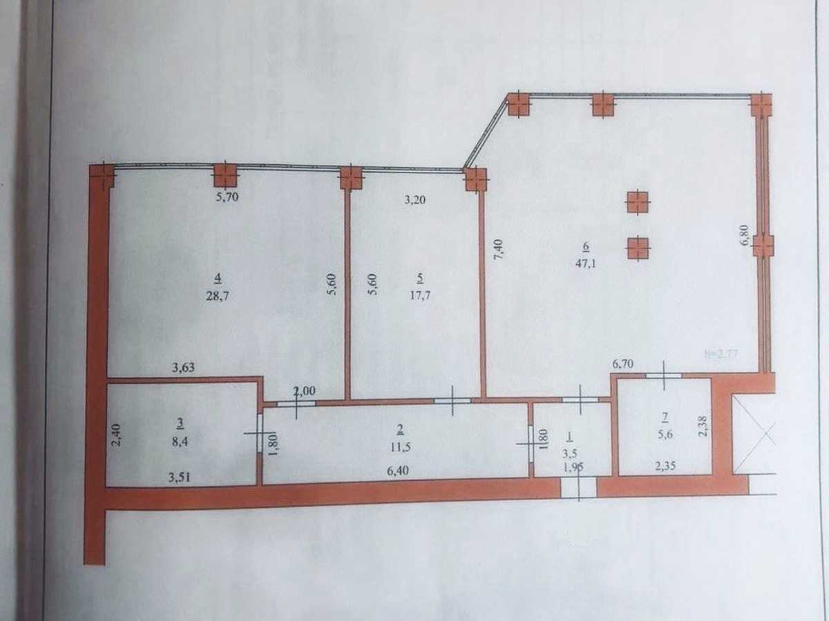 Квартира на вул. Нижня Берегова, 2/2Ж в Хмельницькому, ID 390154, фото №10