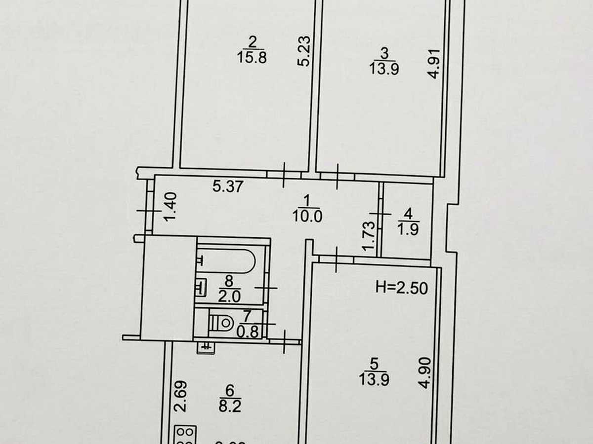 Квартира на просп. Литовський, 12 в Києві, ID 391894, фото №4