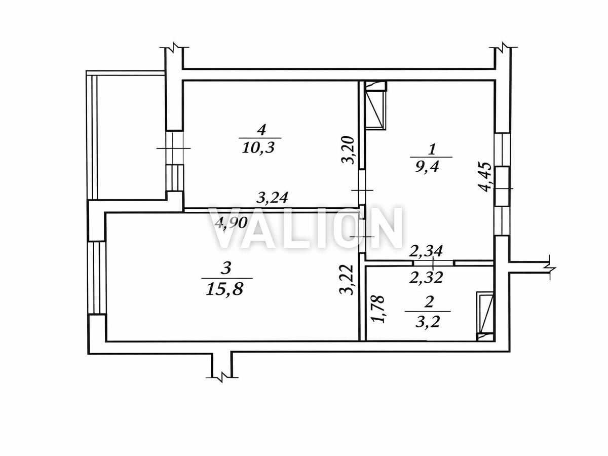 Квартира на вул. Ревуцького, 40В в Києві, ID 358460, фото №13