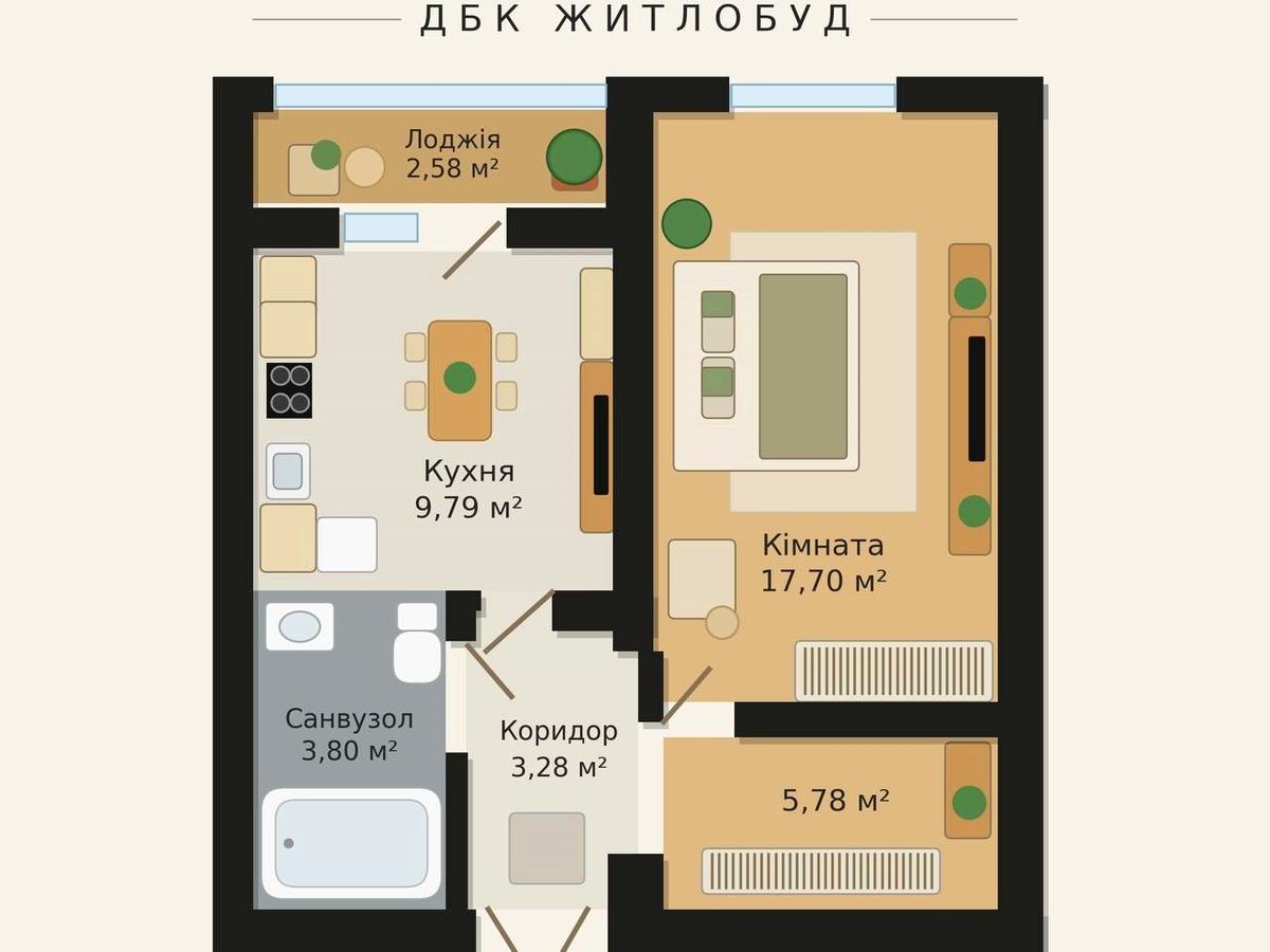 Квартира на вул. Героїв Енергетиків в Київ, ID 359784, фото №5