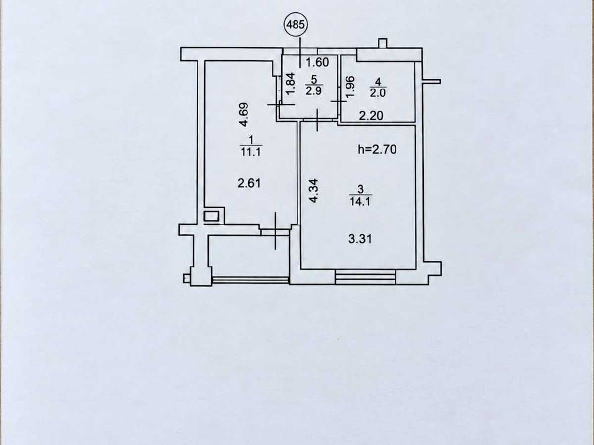Квартира на вул. Оптимістична, 3 в Києві, ID 389083, фото №26