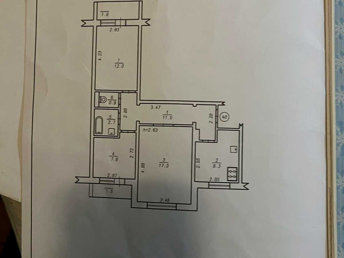 Квартира на вул. Хмельницького, 6 в Хмельницькому, ID 390331, фото №11