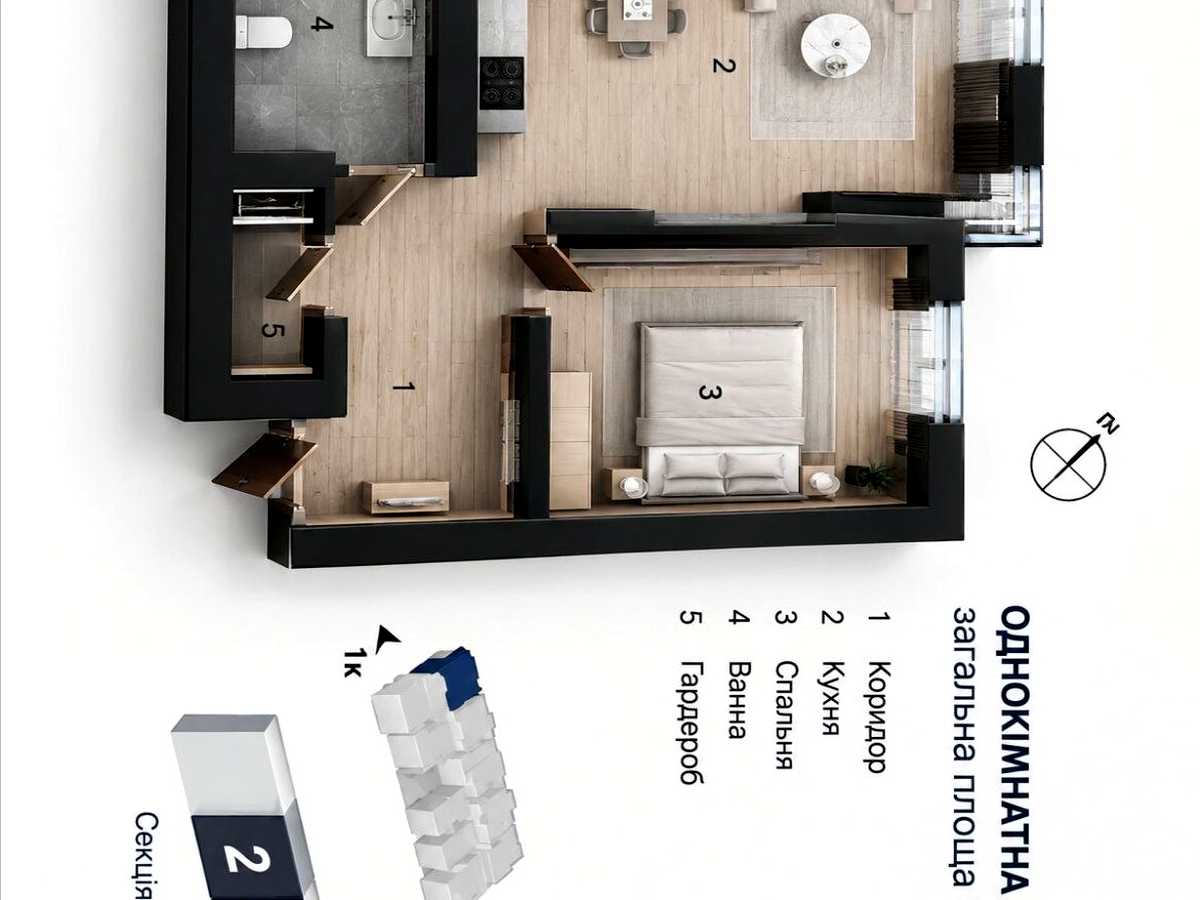 Квартира на вул. Флотська, 10Б в Івано-Франківську, ID 392340, фото №9