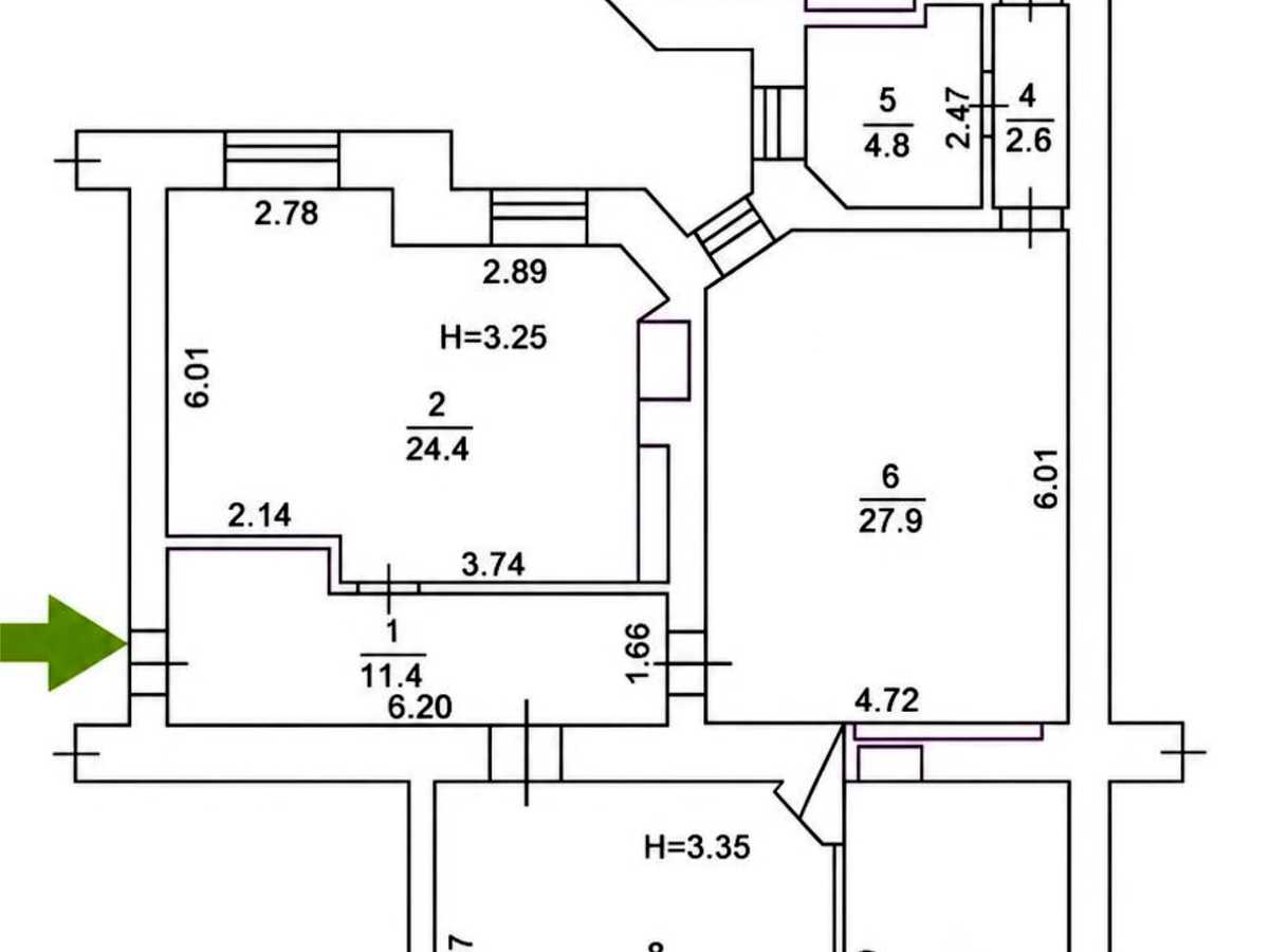 Квартира на вул. Базарна, 49 в Одесі, ID 389325, фото №10