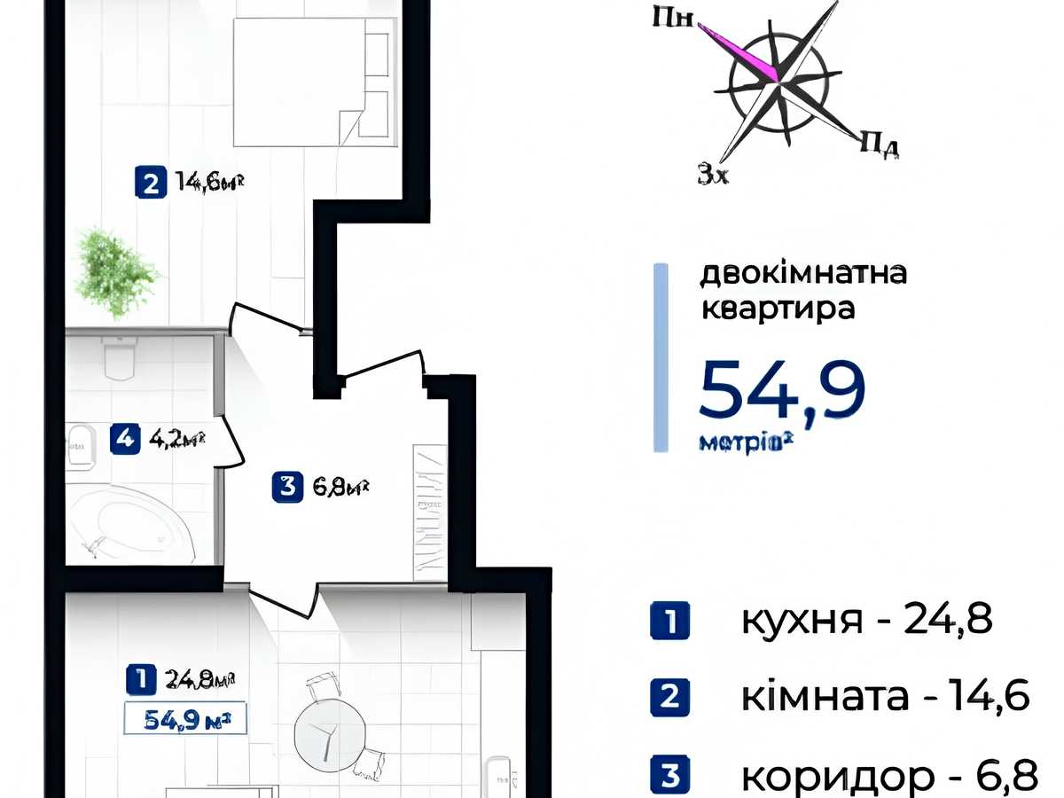 Квартира на вул. Надрічна в Івано-Франківську, ID 392447, фото №12