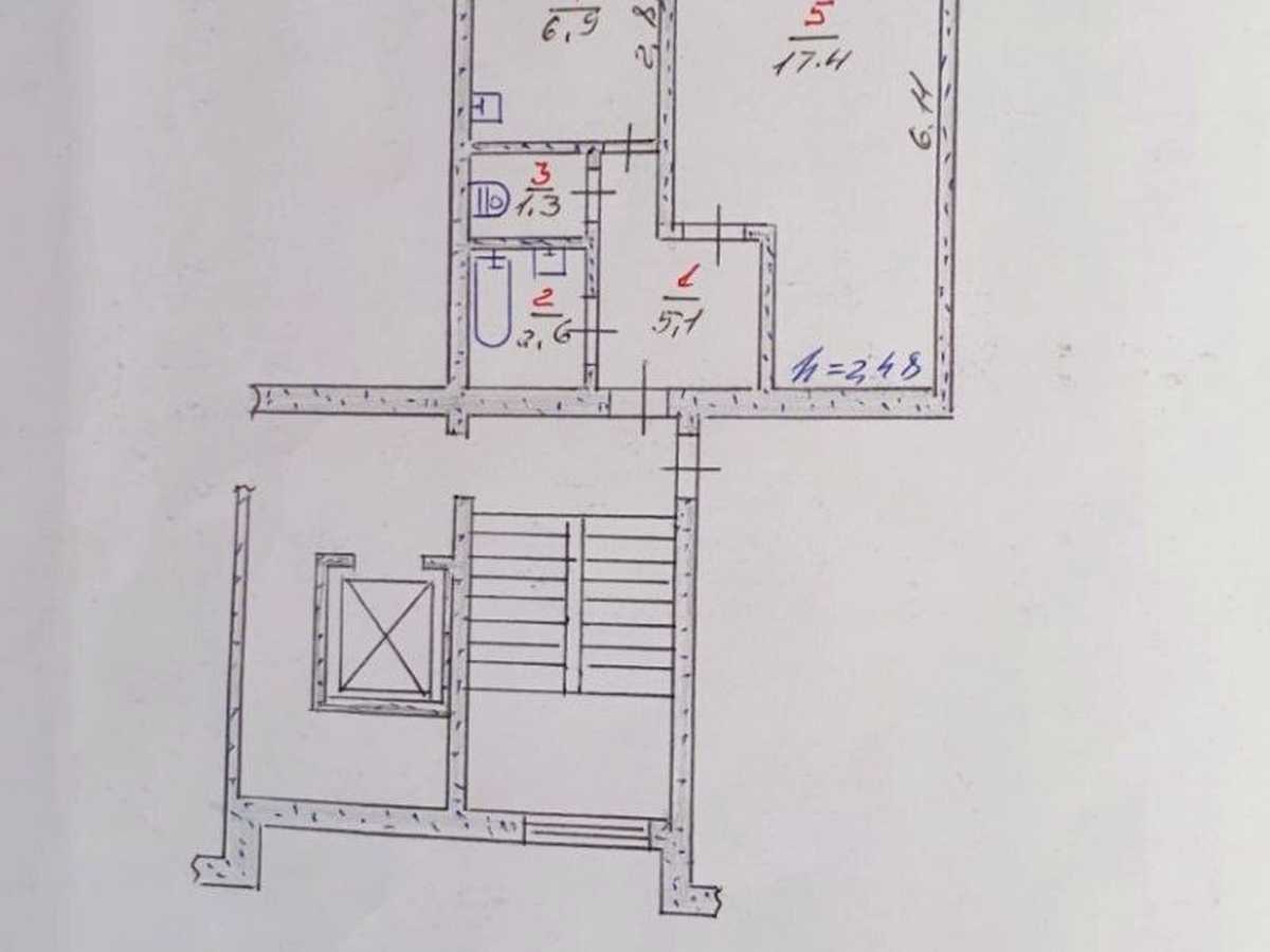 Квартира на вул. Гайова, 8 в Хмельницькому, ID 390130, фото №27