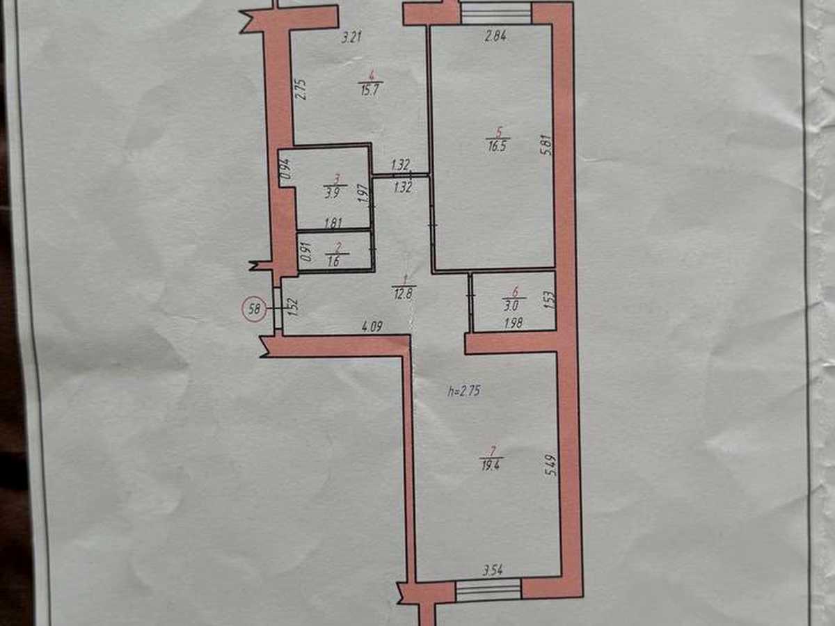 Квартира на вул. Петра Болбочана, 3/1 в Хмельницькому, ID 390125, фото №17