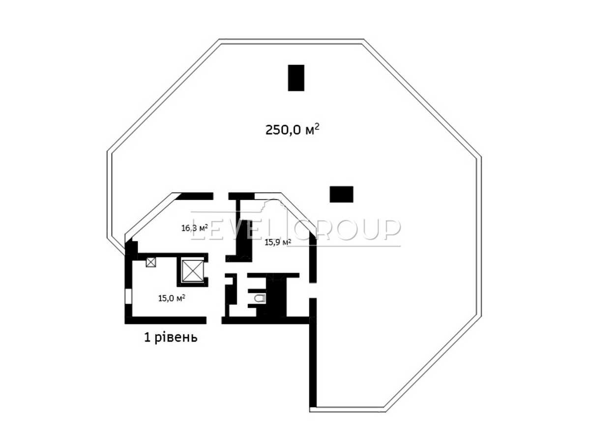 Квартира на вул. Болсуновська, 2 в Києві, ID 389870, фото №36