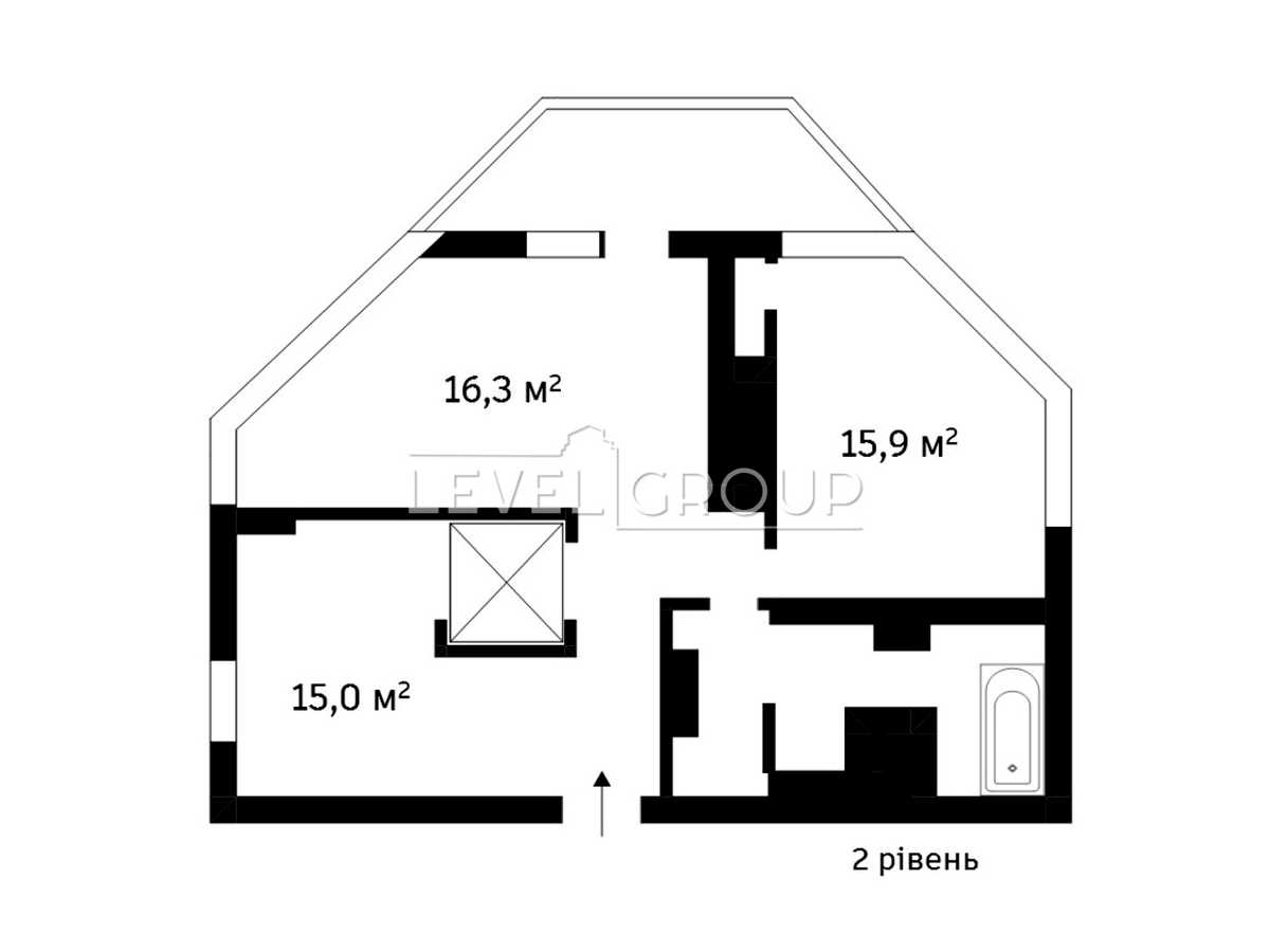 Квартира на вул. Болсуновська, 2 в Києві, ID 389870, фото №37