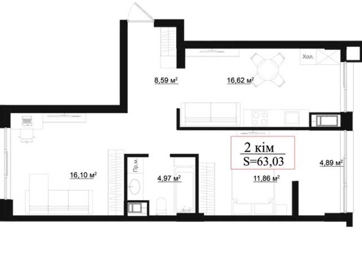 Квартира на вул. Панаса Мирного в Івано-Франківську, ID 391826, фото №23