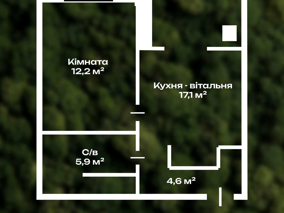 Квартира на вул. Бакинська, 1Б в Києві, ID 389073, фото №17