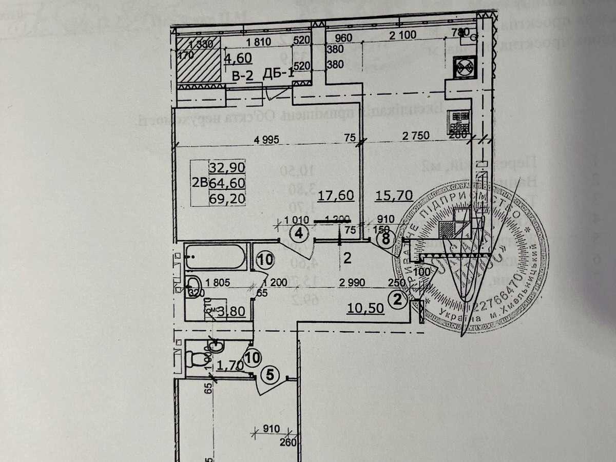 Квартира на вул. Степана Бандери, 80 в Хмельницькому, ID 388769, фото №2