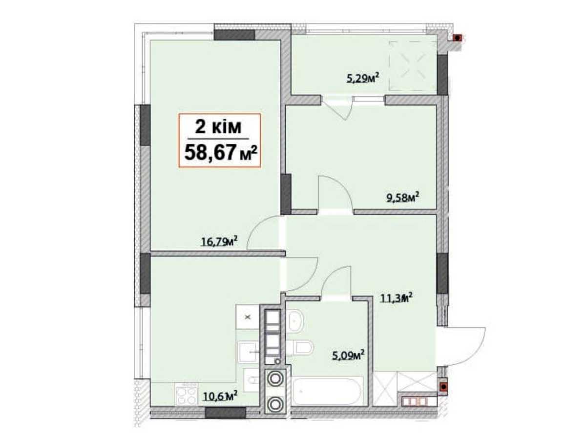 Квартира на пров. Ключний в Івано-Франківську, ID 388994, фото №8