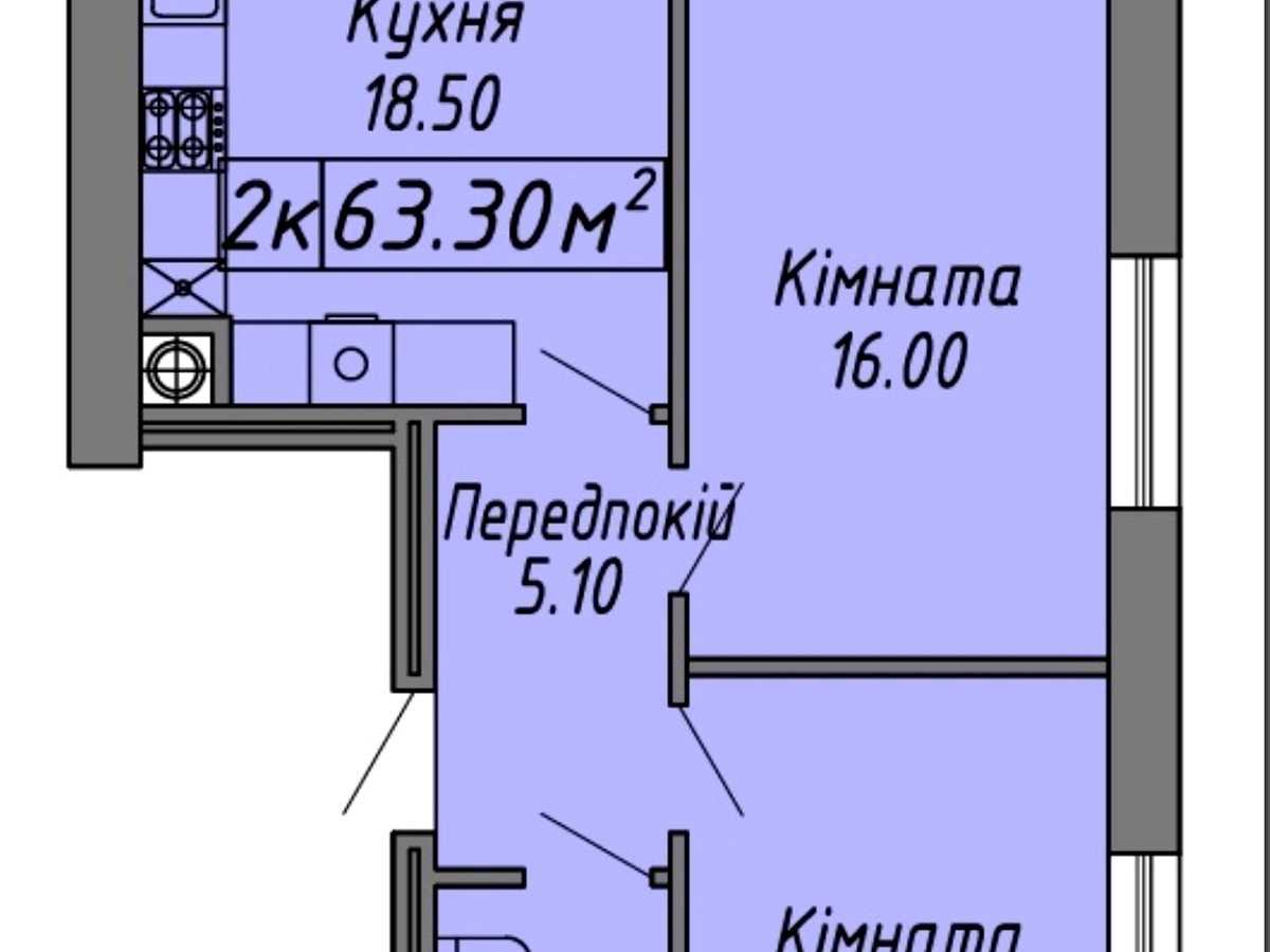 Квартира на вул. Степана Бандери в Івано-Франківську, ID 390621, фото №9