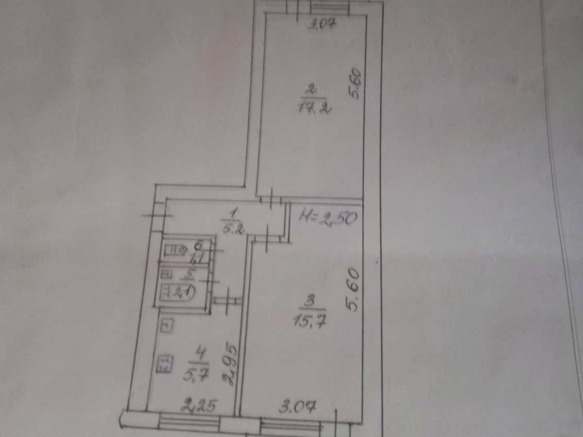 Квартира на вул. Сергія Гладуша, 3 в Кривому Розі, ID 387927, фото №7
