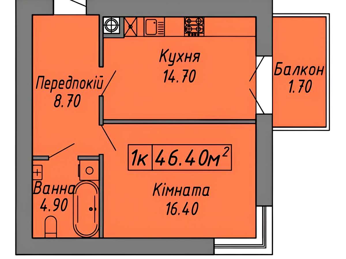 Квартира на вул. Степана Бандери, 60, ID 380026, фото №1