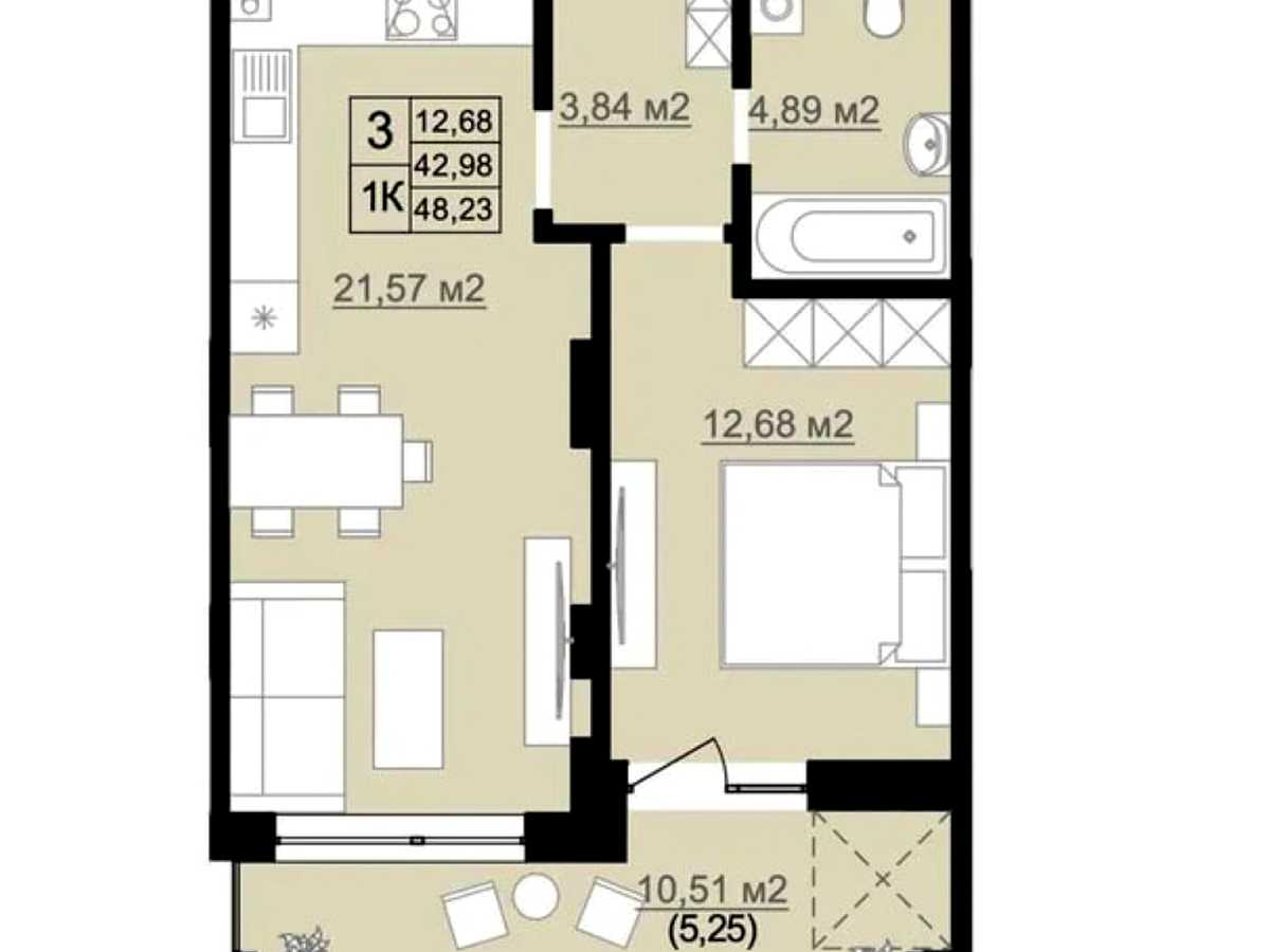 Квартира на вул. Романа Дашкевича в Львові, ID 380475, фото №14