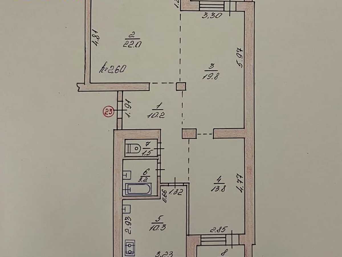 Квартира на вул. Зацепи, 10 в Луцьку, ID 389105, фото №16