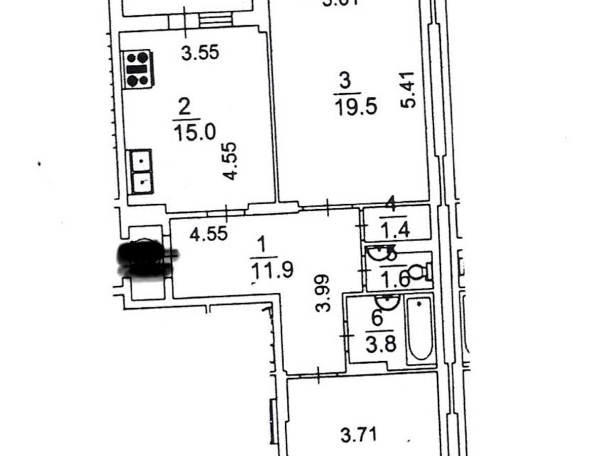 Квартира на пров. Коломийський, 17/31а в Києві, ID 390749, фото №22