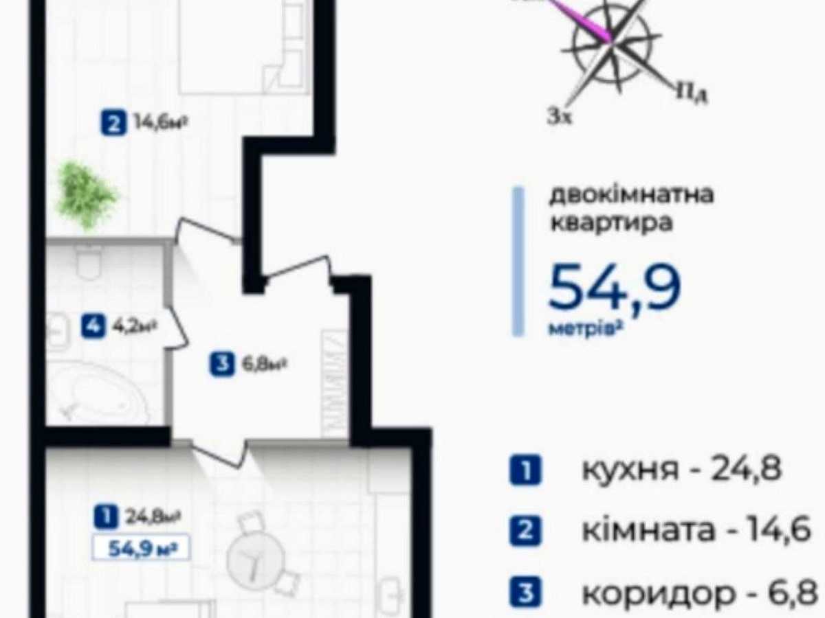 Квартира на вул. Надрічна в Івано-Франківську, ID 388449, фото №17