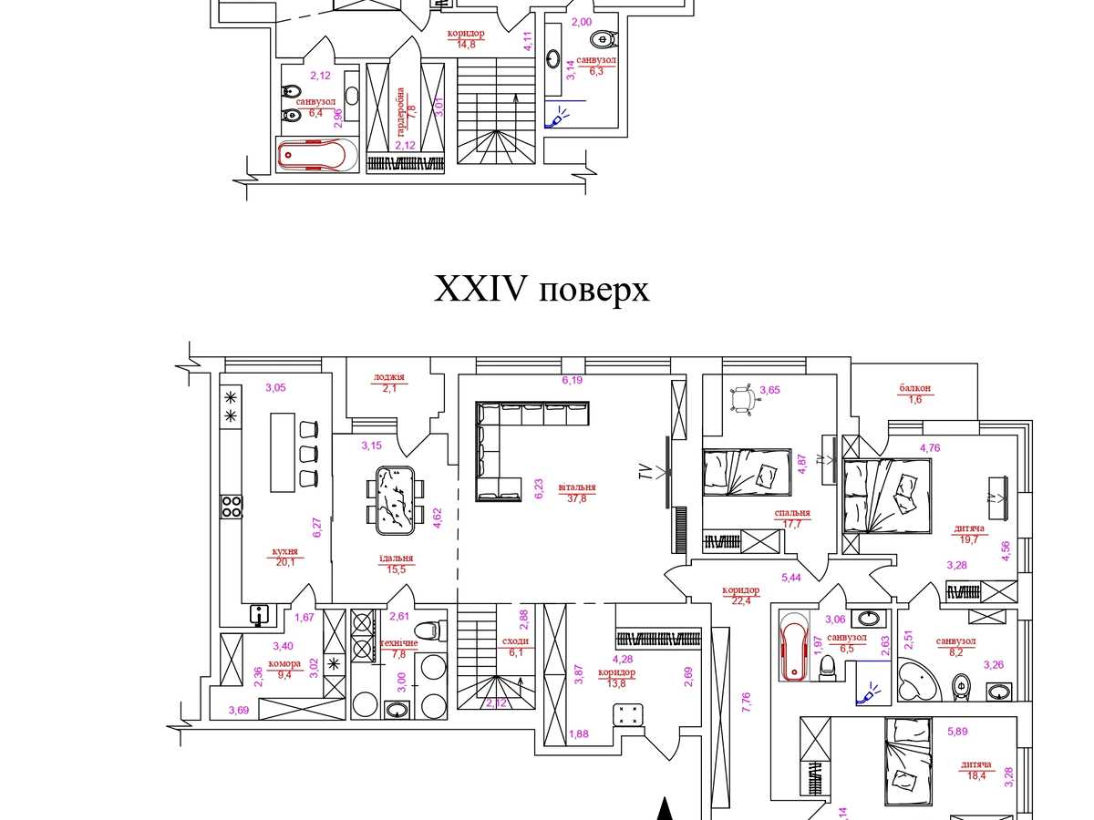 Квартира на вул. Івана Федорова, 2А в Києві, ID 390686, фото №16