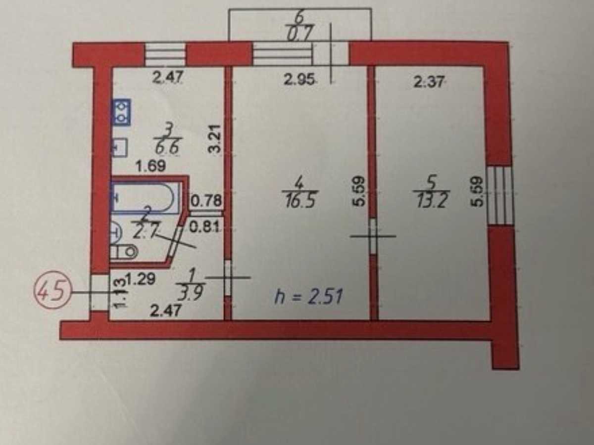 Квартира на просп. Президента Грушевського, 29 в Луцьку, ID 387904, фото №13