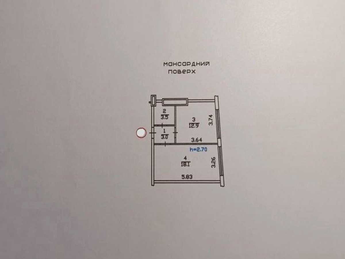 Квартира на вул. Кам'янська, 127А в Києві, ID 383932, фото №2