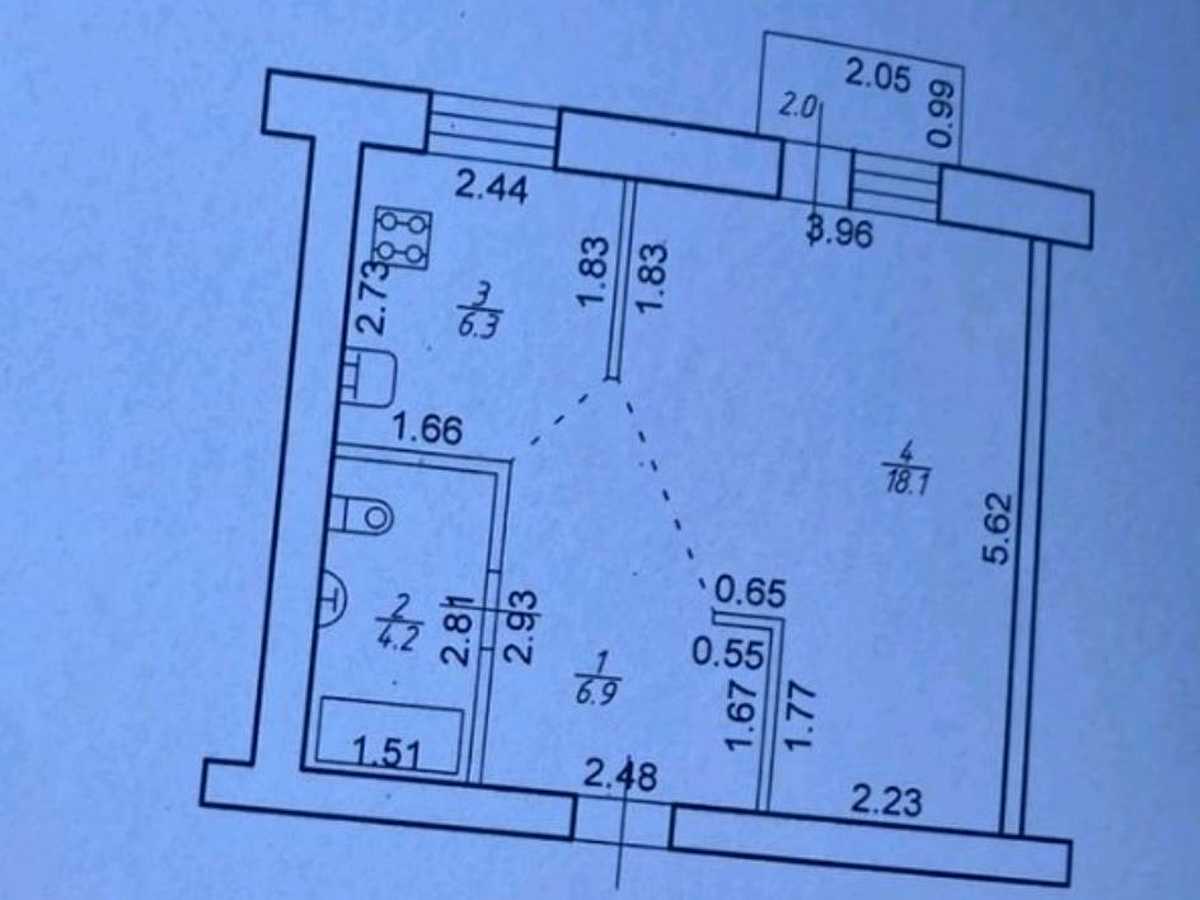 Квартира на вул. Вовчинецька, 208 в Івано-Франківську, ID 388480, фото №12