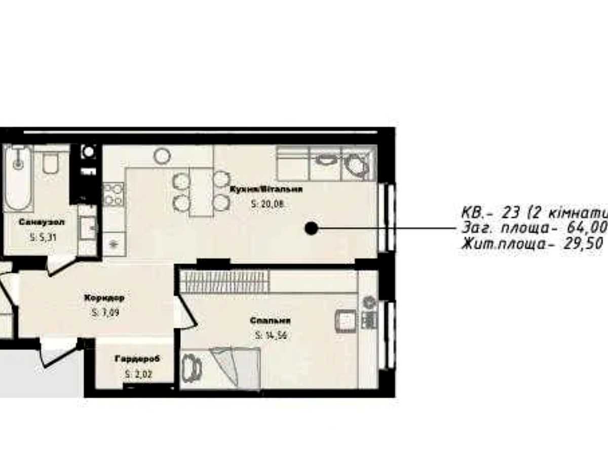 Квартира на вул. Миколи Пимоненка в Львові, ID 388075, фото №7