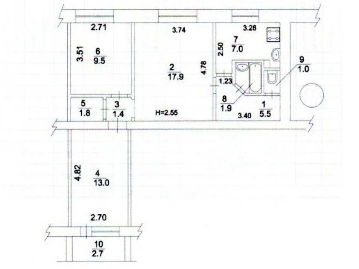 Квартира на просп. Берестейський, 20 в Києві, ID 395399, фото №13